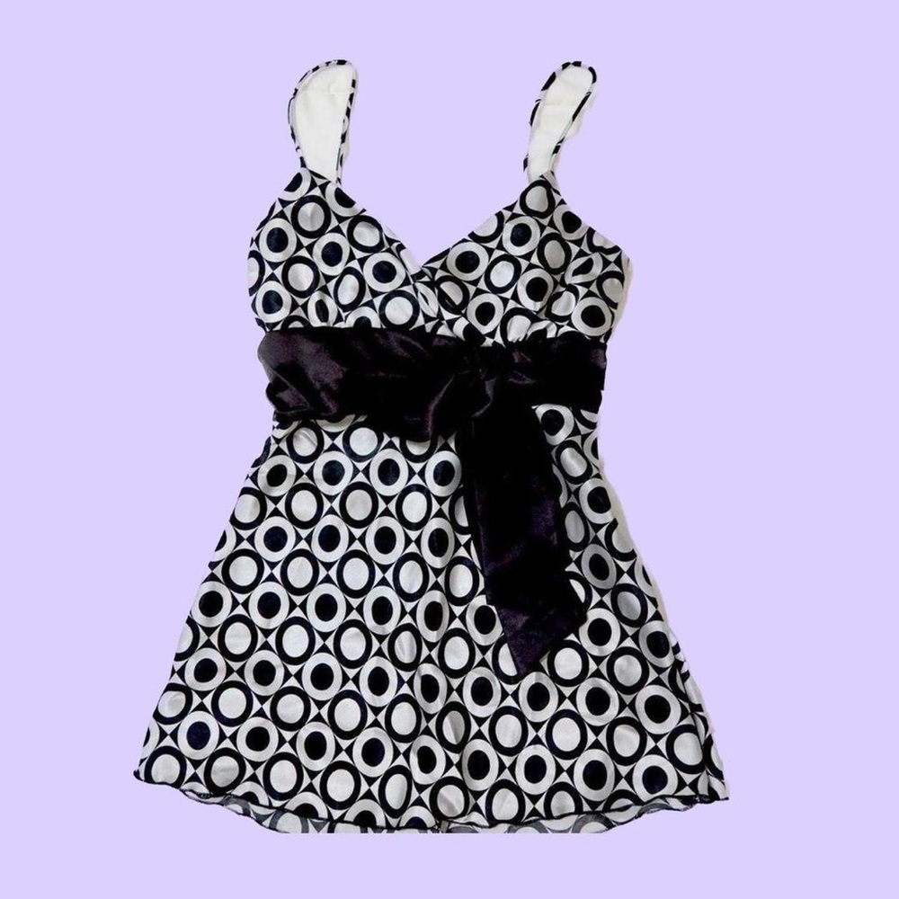 Papaya Polka Dotted Tank Top with Bow